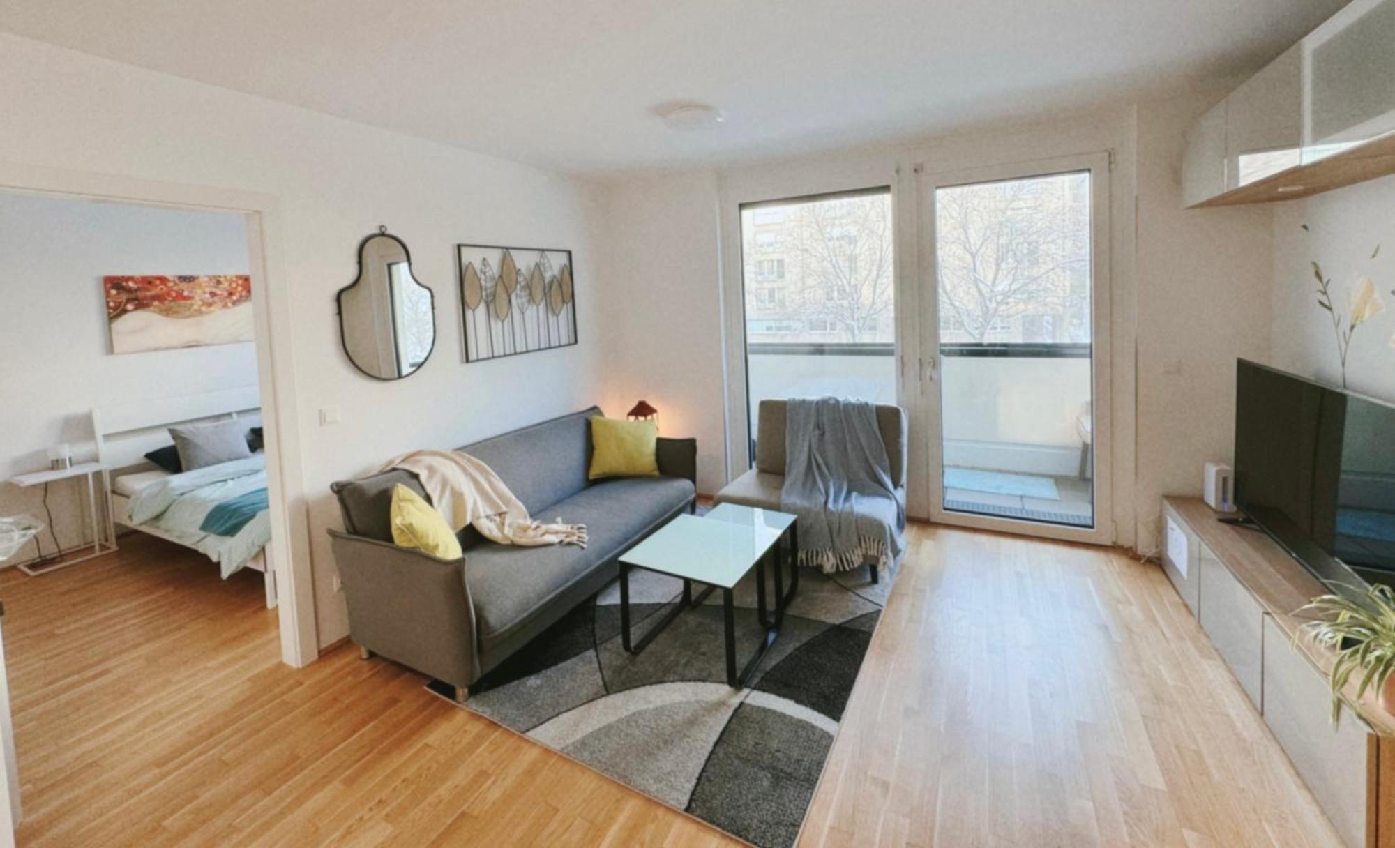 U1 Alte Donau Old Danube City Apartment 2 Wenen Buitenkant foto
